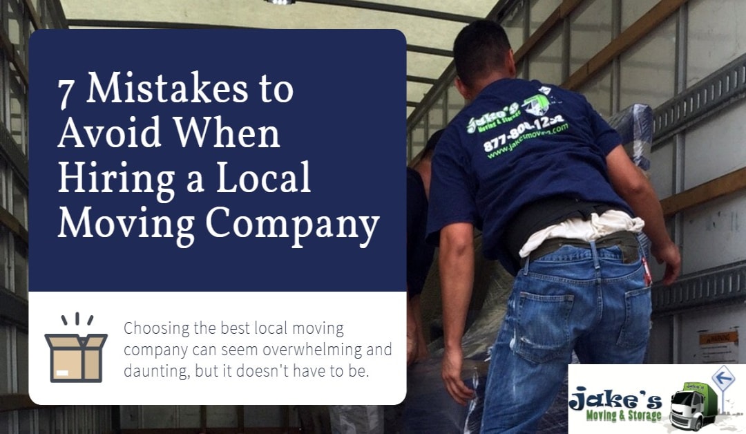 7 Mistakes to Avoid When Hiring a Local Moving Company